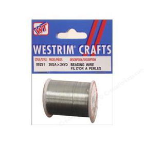 26 Gauge Silver Beading Wire Case Pack 144