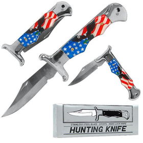 American Eagle Hunting Knife - Stainless Steel