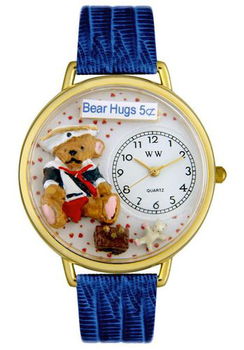 Teddy Bear Hugs Theme Blue Leatherteddy 