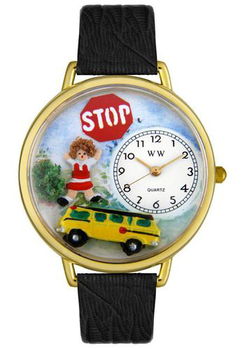School Bus Driver Theme Black Leatherschool 