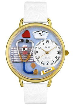 Women's Nurse Theme White Leatherwomen 