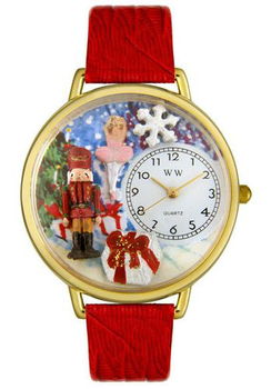 Women's Christmas Nutcracker Theme Red Leatherwomen 