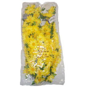 6 Count 11" Yellow Daisy Swag Case Pack 48