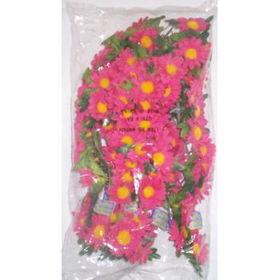 6 Count 11" Pink Daisy Swag Case Pack 48