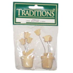 Traditions 2 Pieces Wooden Tulips Case Pack 144traditions 