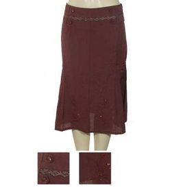 Women's Plus Size Fashion A-Line Skirt Case Pack 6