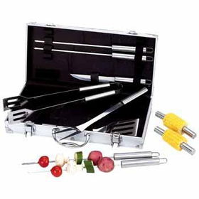 Chefmaster 13pc Barbeque Set in Case Case Pack 1