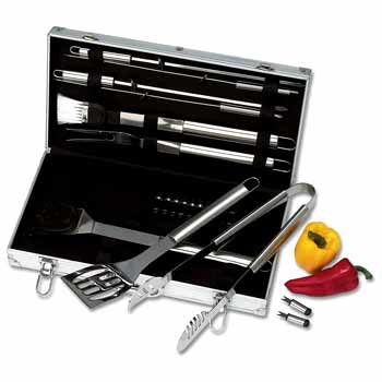22pc Stainless Steel Barbeque Setchefmaster 