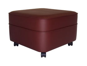 Brick Vinyl Square Extra Large Ottomanbrick 