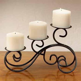 Luca Bella Home Scroll Wrought Iron Centerpiece Case Pack 1luca 