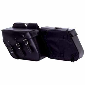 Diamond 2pc Slanted Motorcycle Saddle Bag Setdiamond 