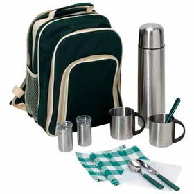 Maxam 12pc Coffee Picnic Backpack Set Case Pack 1