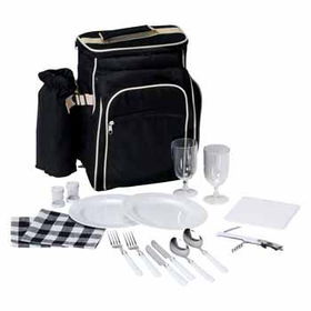 Maxam 17pc Picnic Set in Backpack Case Pack 1