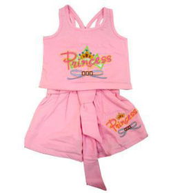 Girl's Princess 2 Piece Short/Skirt Outfit Case Pack 24girl 