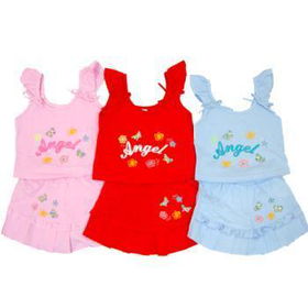 Girls Cute 2 Piece Skirt/Short Outfit Case Pack 24girls 