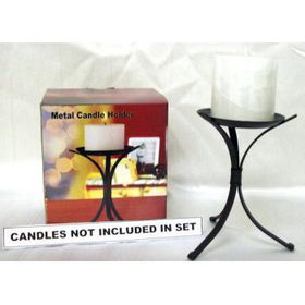 METAL STAND CANDLE HOLDER Case Pack 8metal 