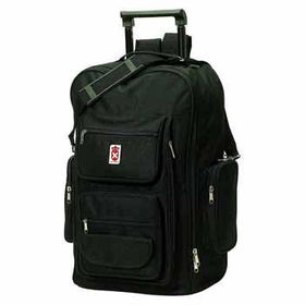 Royal Crest Black Trolley Backpack Case Pack 1royal 