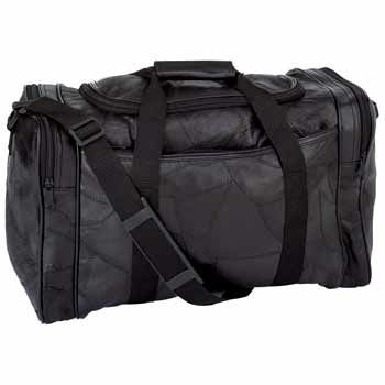 Giovanni 17"" Genuine Leather Tote Bag