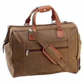 Gigi Chantal Brown Faux Leather Travel Bag Case Pack 1