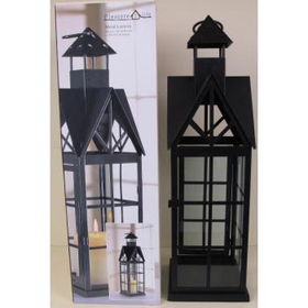 Metal & Glass Lantern Case Pack 6metal 