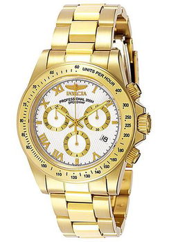 Men's Signature Chronograph 23k Yellow Gold Platedmen 