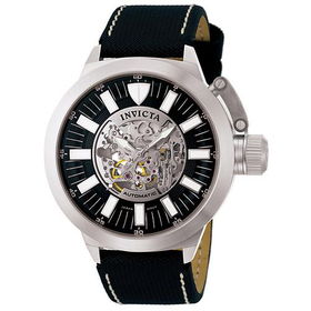 Men's Signature Automatic Black Fabricmen 
