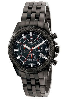 Men's Signature Chronograph Black Stainless Steelmen 