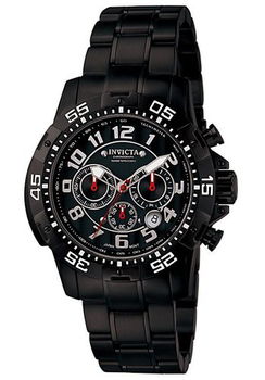 Men's Signature Chronograph Black Ion Platedmen 