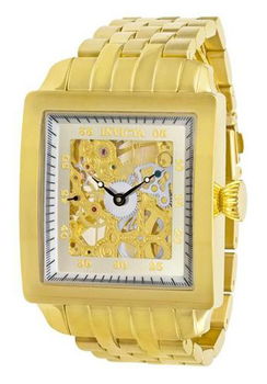 Men's Signature Mechanical 23k Yellow Gold Platedmen 