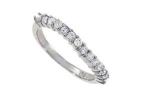 Diamond Ring : 14K White Gold - 0.50 CT Diamonds - Ring Size 9.0diamond 