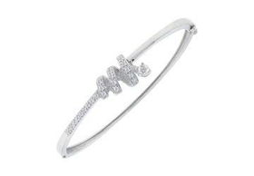 Spiral Sterling Silver Bangle Braceletspiral 