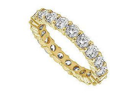 Diamond Eternity Band : 14K Yellow Gold - 0.50 CT Diamonds - Ring Size 9.5diamond 
