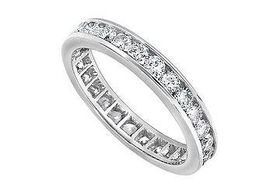 Diamond Eternity Band : 14K White Gold - 2.00 CT Diamonds - Ring Size 9.0diamond 