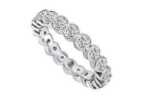 Diamond Eternity Band : 18K White Gold - 1.00 CT Diamonds - Ring Size 9.5diamond 