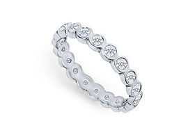 Platinum Diamond Eternity Band : 1.00 CT Diamonds - Ring Size 9.5platinum 