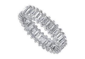 Platinum Diamond Eternity Band : 5.00 CT Diamonds - Ring Size 9.5platinum 