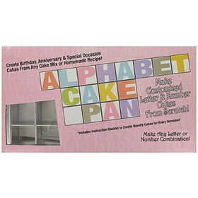 Alphabet Cake Pan Case Pack 12