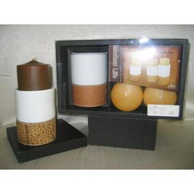 CANDLE & HOLDER GIFT SET Case Pack 12candle 