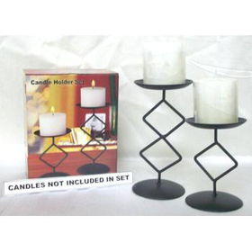 METAL CANDLE STAND Case Pack 12metal 