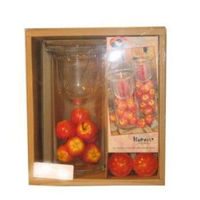 VOTIVE CANDLE GIFT SET - ORANGE Case Pack 8