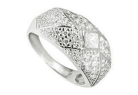 CZ Sterling Silver Ringsterling 