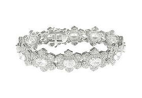 CZ Sterling Silver Braceletsterling 