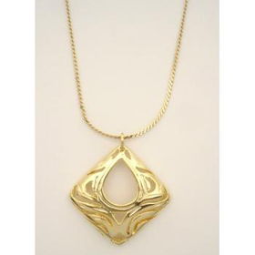 Elegant Square Necklaces, 18" Chains Case Pack 72elegant 