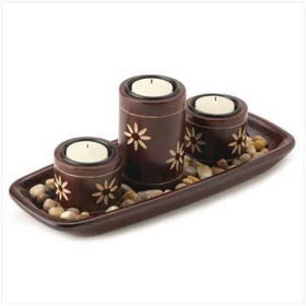 Zen Candleholder Tray Case Pack 1