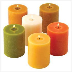 Earthtone Pillar Candles Case Pack 1earthtone 