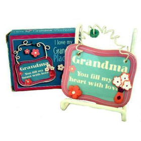 Grandma Fill My Heart Plaque Case Pack 72grandma 
