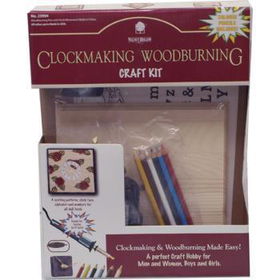 Clockmaking Woodburning Kit Case Pack 6clockmaking 