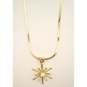 Snowflake or Star Shaped Necklaces Case Pack 72snowflake 