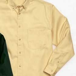Jonathan Corey washed twill long sleeve shirt men Color: KHAKI 2XLjonathan 