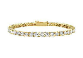 Diamond Tennis Bracelet : 14K Yellow Gold - 3.00 CT Diamondsdiamond 